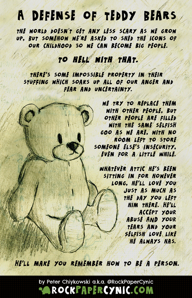 teddy bears are better than most people